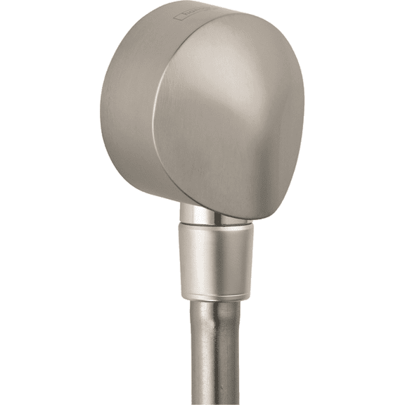 Hansgrohe FixFit Wall Outlet with Check Valves in Brushed Nickel