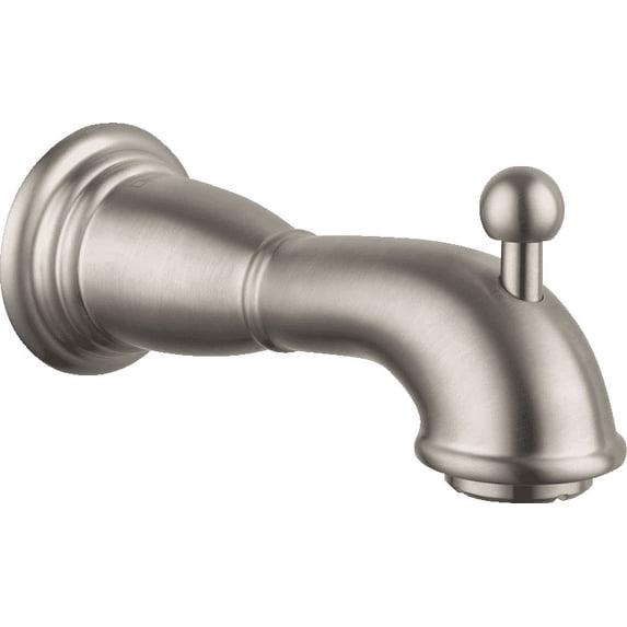 Hansgrohe Logis Classic Tub Spout with Diverter in Brushed Nickel