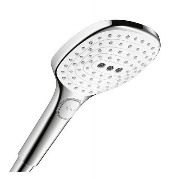 Hansgrohe 26521401 Raindance Select 120 3-Spray Handshower in White-Chrome