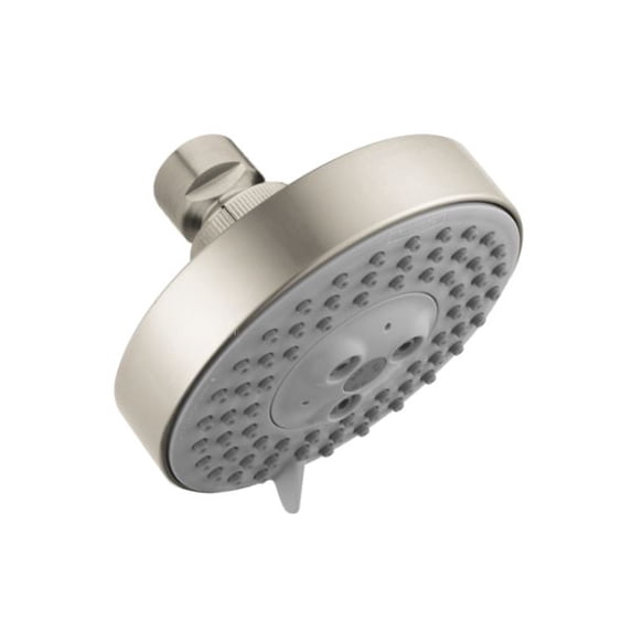 Hansgrohe 04340820 Raindance S 100 3 Jet Showerhead, Brushed Nickel