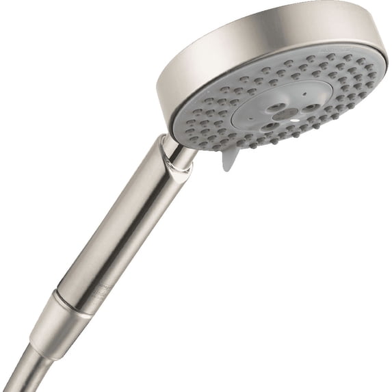 Hansgrohe Raindance S Handshower 100 3-Jet, 2.0 GPM in Brushed Nickel