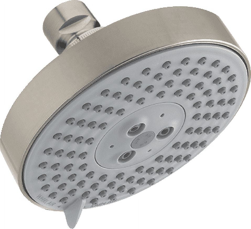 Hansgrohe Raindance S Showerhead 120 3-Jet, 2.5 GPM in Brushed Nickel