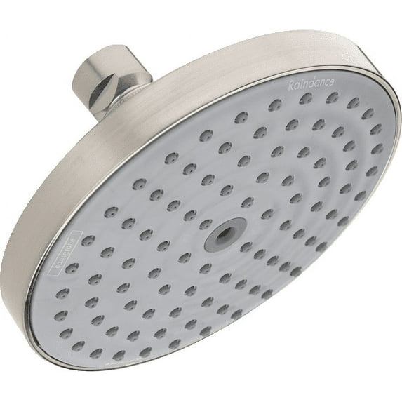 Hansgrohe Raindance S Showerhead 150 1-Jet, 2.5 GPM in Brushed Nickel