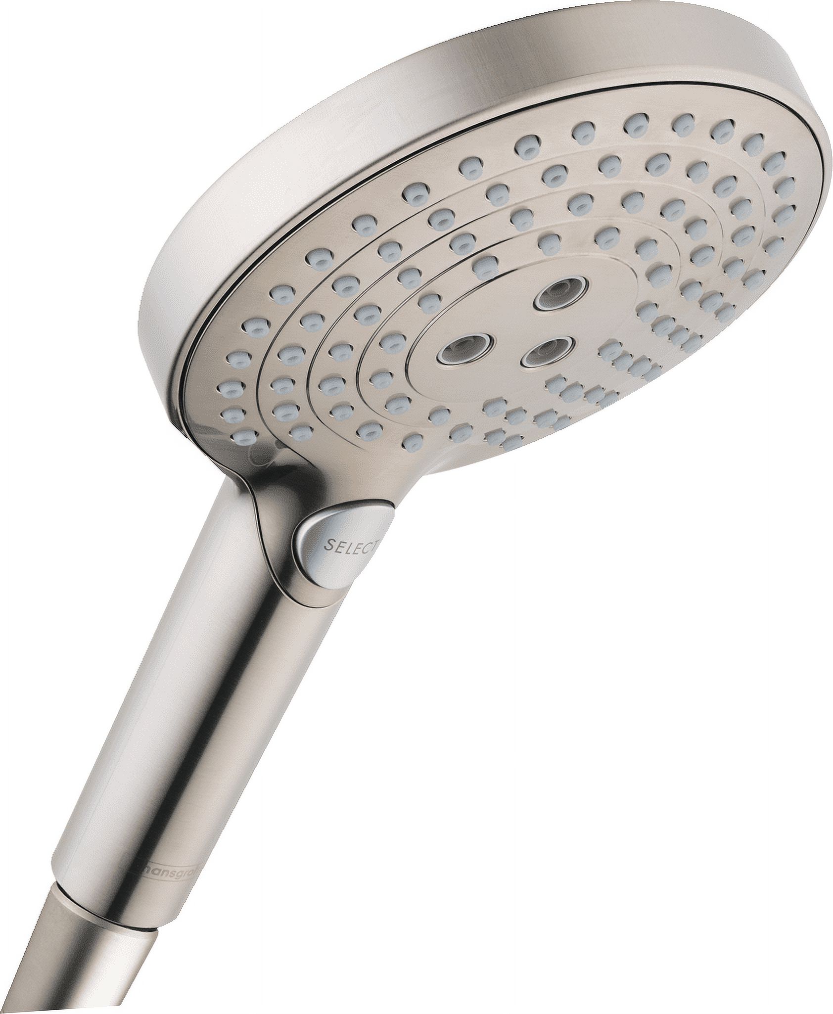 Hansgrohe Raindance Select S Handshower 120 3-Jet PowderRain, 2.5 GPM in Brushed Nickel
