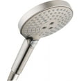 thumbnail image 1 of Hansgrohe Raindance Select S Handshower 120 3-Jet PowderRain, 2.5 GPM in Brushed Nickel, 1 of 7