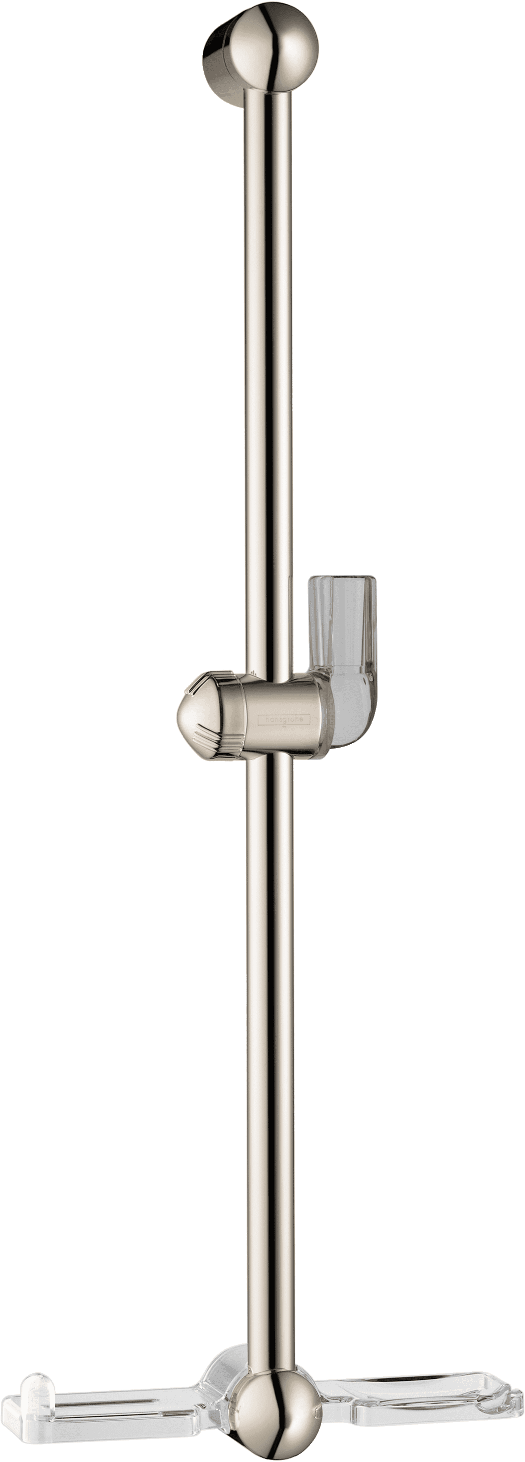 Hansgrohe Unica Wallbar E, 24" in Polished Nickel