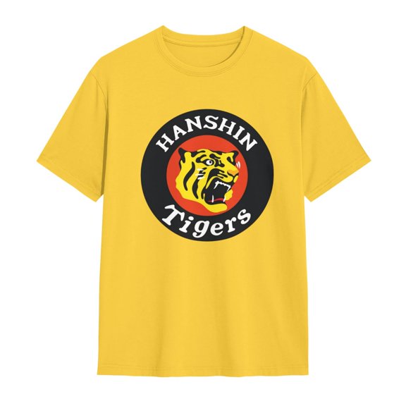 Hanshin Tigers Shirt Short Sleeve Cotton Tshirt