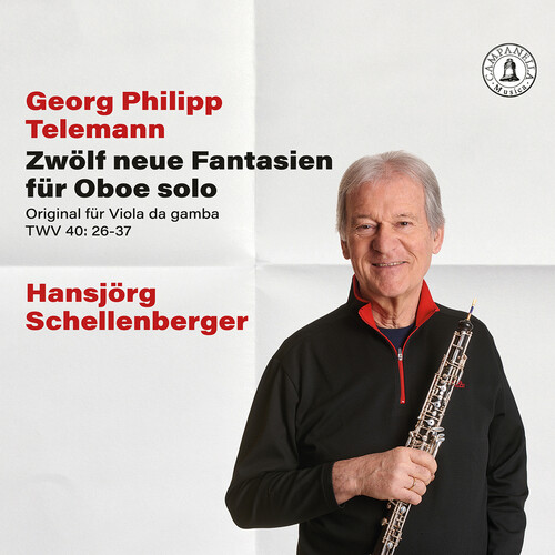 Hansjorg Schellenberger - Telemann: 12 neue Fantasien fur Oboe solo - Music & Performance - CD