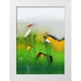 thumbnail image 1 of Hansl, Alfred 24x32 White Modern Wood Framed Museum Art Print Titled - Es grunt so grun, 1 of 4
