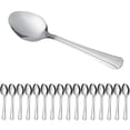 Hansmart 16 Pieces Dominion Tea Spoons, 6.1 inch Stainless Steel ...