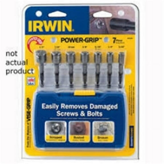 Hanson 394103A 0.37 in. Reverse Spiral Teeth Bolt Extractor