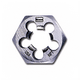 thumbnail image 1 of Hanson 7005 High Carbon Steel Hexagon Taper Pipe Die 1-7/16" Across Flat Die 1/2"-14 NPT, 1 of 2