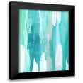 thumbnail image 1 of Hanson, Jackie 15x18 Black Modern Framed Museum Art Print Titled - Converge Aqua II, 1 of 5