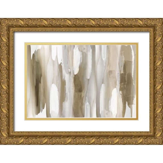 Hanson, Jackie 32x23 Gold Ornate Wood Framed with Double Matting Museum Art Print Titled - Echoes