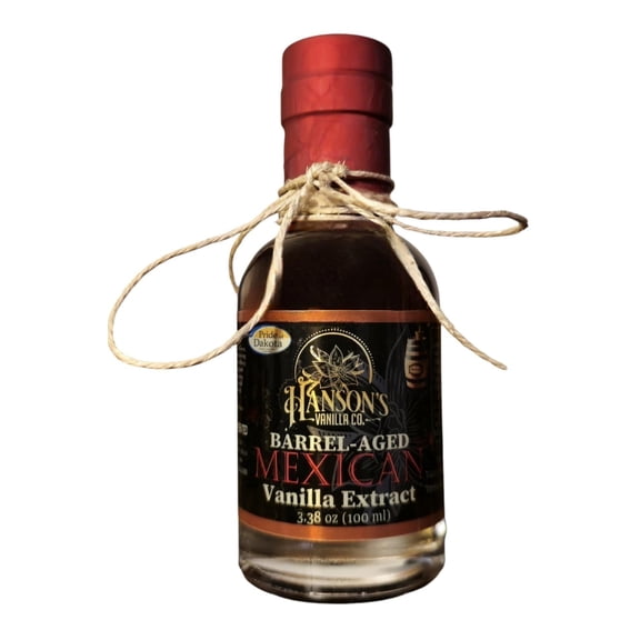 Hanson's Vanilla Co. - Barrel-Aged Mexican Vanilla Extract-Aged for 6 Months - 3.38 OZ