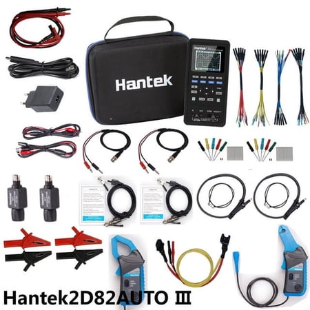 Hantek 2D82Auto Automotive Diagnostic 80MHz Oscilloscope 4in1 2CH+Multimeter+AWG (Hantek 2D82 Auto III)