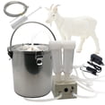 thumbnail image 1 of Hantop 3L Goat Milking Machine,Portable Pulsation Vacuum Pump Goat Milker Livstock Milking Machine (Basic Model), 1 of 6