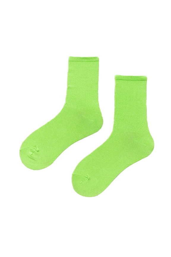 Ankle Socks,Socks For Women,Medium Tube Socks Light And Thin Spring And Summer Candy Colored Multi Colored Four Season Soft Socks,Crew Socks,Moisture Wicking Socks,Slouch Socks,Mint Green