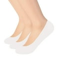 thumbnail image 1 of Hantrom No Show Socks,Socks For Women,3 Pairs Of Ultra Thin Sports And Leisure Silicone Anti Non Falling Heel Shallow Mouth No And Breathable Socks,Low Socks,Liner Socks,Low Cut Socks,White, 1 of 3