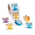 thumbnail image 1 of Hanukkah Candle Roll Stickers - Stationery - 1 Piece, 1 of 1