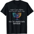 thumbnail image 1 of Hanukkah Chanukah - Cellphone Meme - Funny Jewish Gifts T-ShirtMen and women, Black T-shirt, size: Extra large, 1 of 4