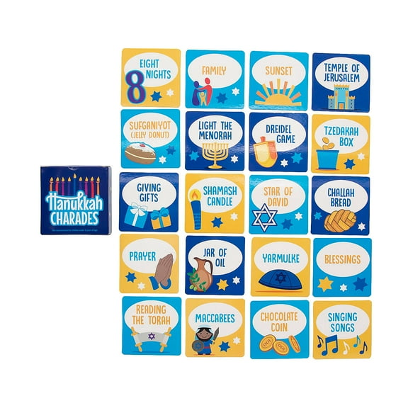 Hanukkah Charades Games Assortment May Vary
