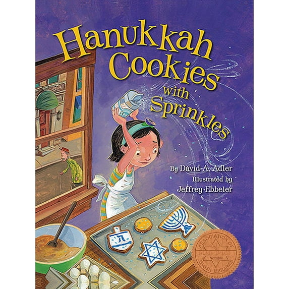 Hanukkah Cookies with Sprinkles, (Hardcover)