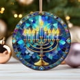 thumbnail image 1 of Hanukkah Decorations Window Hanging,Christmas Hanukkah Menorah Ornaments,Christmas Decorations for Home Indoor Window, Religious Spiritual Gifts for Mom, Hanukkah Sun Catcher Hanging Decor, 1 of 4