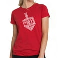 thumbnail image 1 of Hanukkah Dreidel - Women's Premium Blend Word Art T-Shirt, 1 of 2
