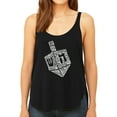 thumbnail image 1 of Hanukkah Dreidel - Women's Premium Word Art Flowy Tank Top, 1 of 2