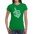 thumbnail image 1 of Hanukkah Dreidel - Women's Word Art T-Shirt, 1 of 2
