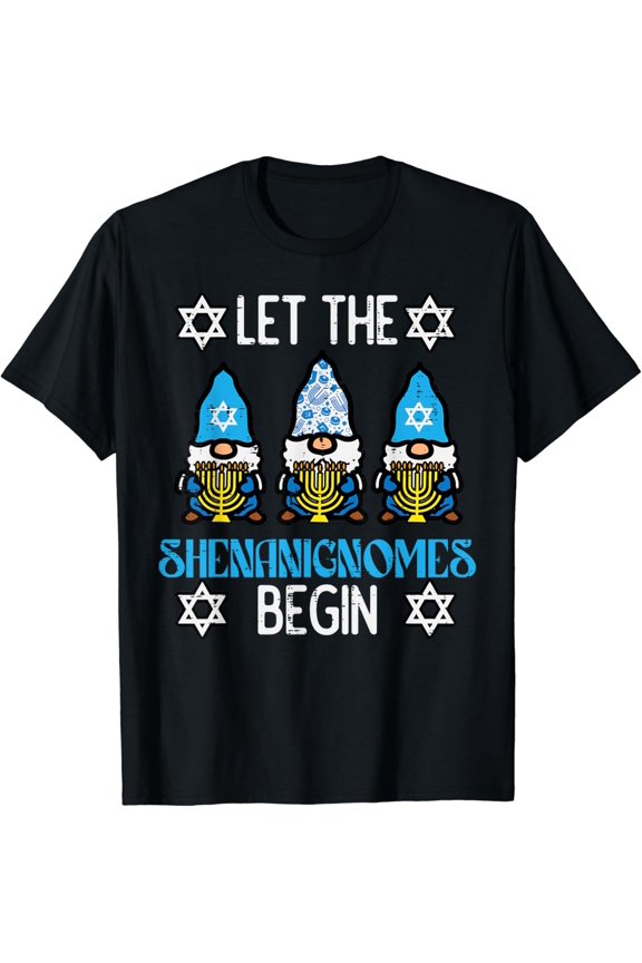 Hanukkah Gnome Shenanignome Graphic T-Shirt