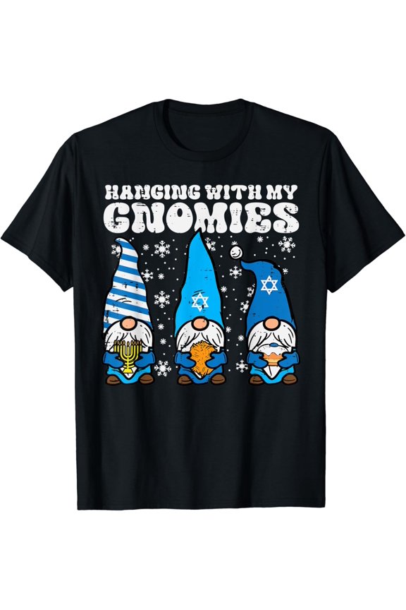 Hanukkah Gnomies Chanukah Gnome Graphic T-Shirt