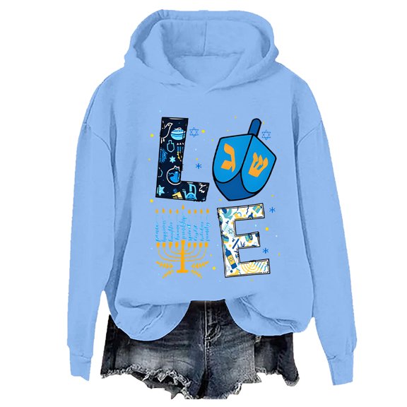 Hanukkah Hoodie Funny Christmas Holiday Hanukkah Sweatshirt Unisex