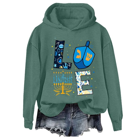 Hanukkah Hoodie Funny Christmas Holiday Hanukkah Sweatshirt Unisex
