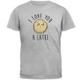 thumbnail image 1 of Hanukkah I Love You A Lot Latke Mens T Shirt Heather 2XL, 1 of 1