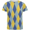 thumbnail image 1 of Hanukkah Jester Harlequin Costume All Over Mens T Shirt Multi LG, 1 of 2