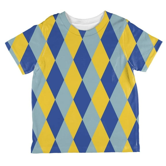 Hanukkah Jester Harlequin Costume All Over Toddler T Shirt Multi 4T