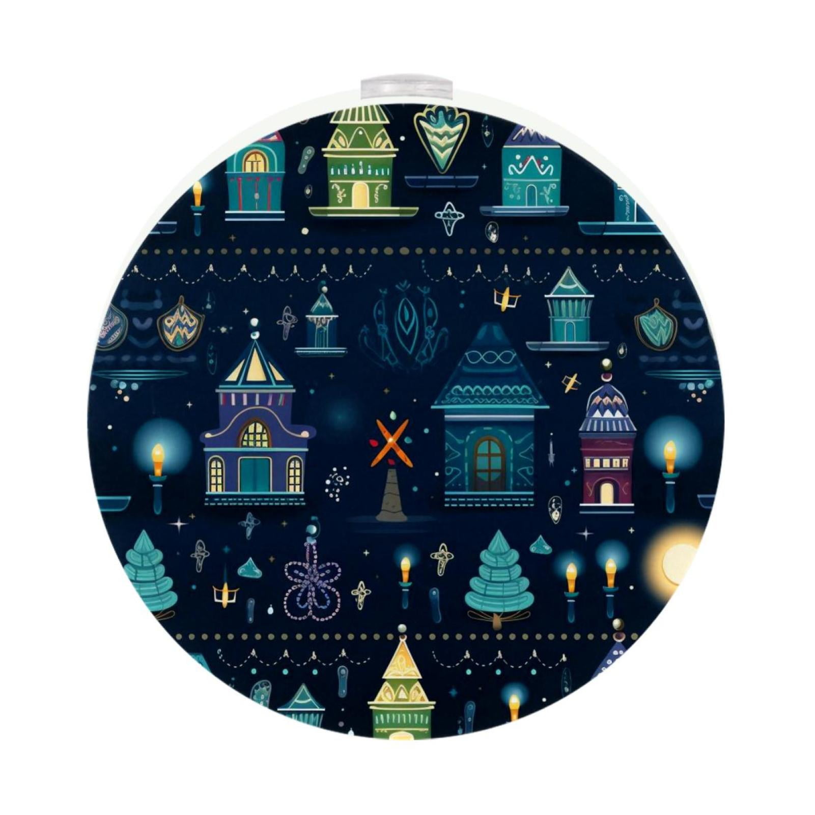 Hanukkah LED Round Night Light-2PCS: Compact and Energy-Efficient ...