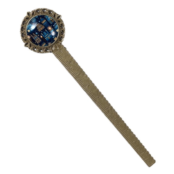 Hanukkah Lace Bookmark in Antique Bronze: a Must-Have Gift for Book Lovers and Readers – Sophisticated Bookmarks, Book Markers, and Book Marks