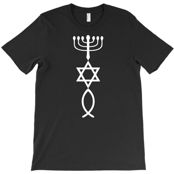 Hanukkah Lamp Themed Classic Jewish Holiday Graphic Design Style Themed G33145 Unisex T-Shirt, Up to Size 5XL