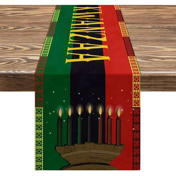 Hanukkah Linen Table Runners Jewish Chanukah Menorah ration Kitchen Dining Room r Antifouling Rectangular Table Runner