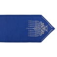 thumbnail image 1 of Multi-Color Hanukkah Menorah Embellished Reversible Table Runner 14x72, 1 of 5
