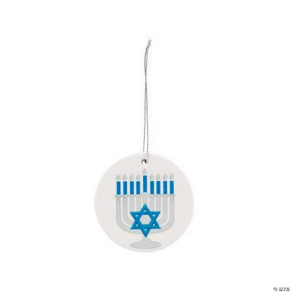 Hanukkah Menorah Ornaments, Hanukkah, Home Decor, 12 Pieces