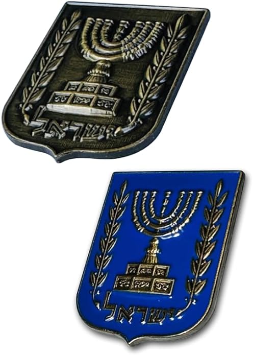 Hanukkah Menorah Pin Set - 20 x Pins - Jerusalem Temple Design, Jewish ...