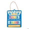 thumbnail image 1 of Hanukkah Message Sign Craft Kit, Hanukkah, Craft Kits, 12 Pieces, 1 of 1