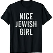 GARMEND Hanukkah Nice Jewish Girl Chanukah Festival Jewish Gift T-Shirt