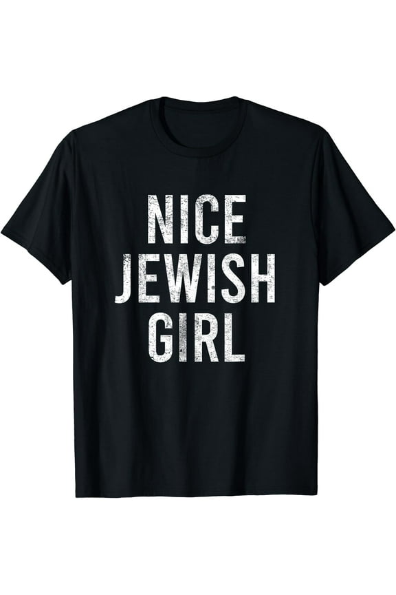 Hanukkah Nice Jewish Girl Chanukah Festival Jewish Gift T-Shirt