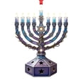 thumbnail image 1 of Hanukkah Ornament, Star of David Blue Enamel Hanging Decoration for Home, Car, Window or Tree, Festival of Lights Holiday Decor, Durable, Meaningful Gift for Family and Friends, 1 of 8