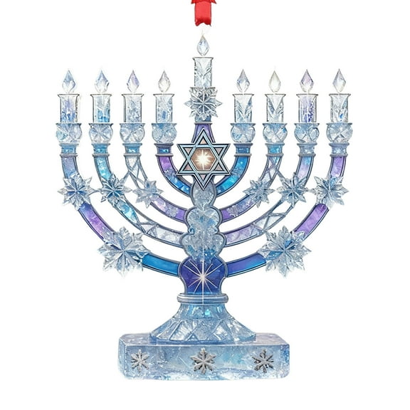 Hanukkah Ornaments Set - Festive Hanukkah Decorations, Jewish Holiday Ornaments, Hanukkah Tree/ Menorah Ornaments, Durable Hanukkah Decor for Home & Holiday Celebrations